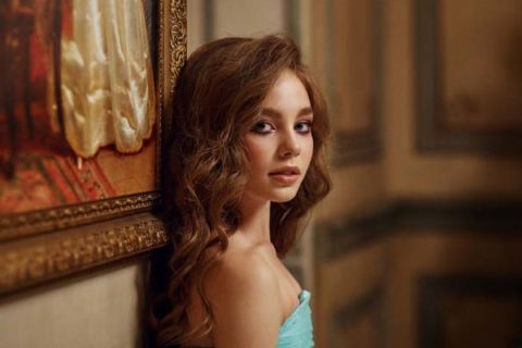 Ballerina у классической картины портрет